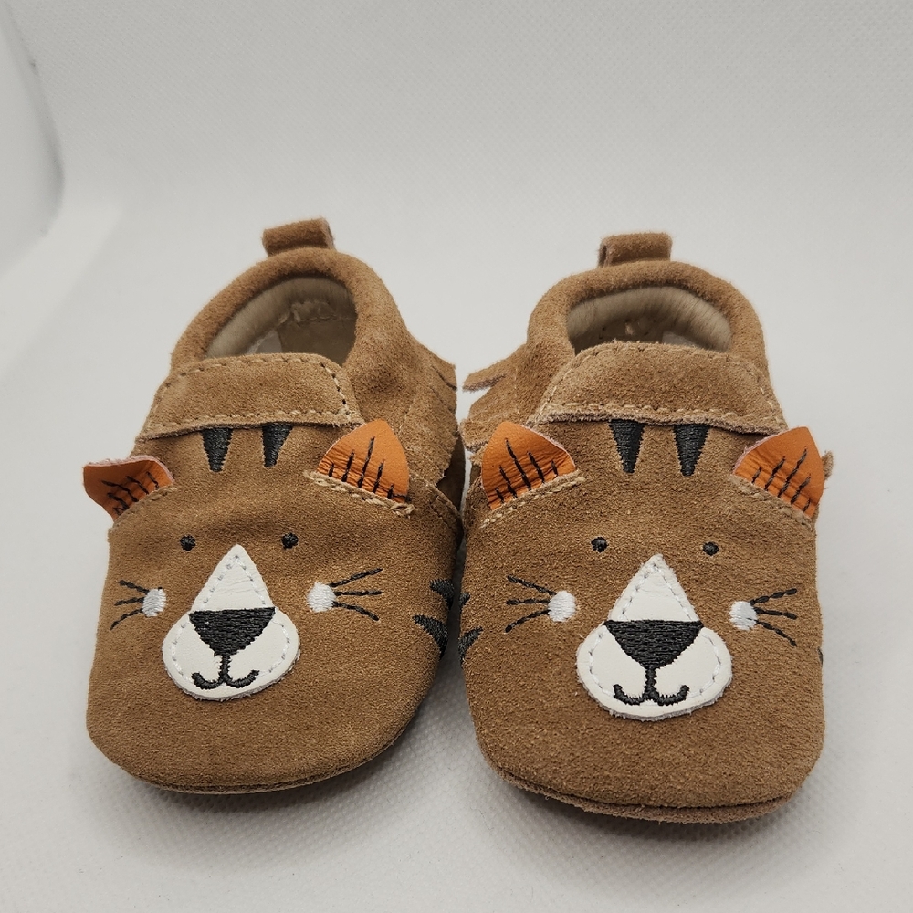 Robeez First Kicks Critter Fringe Tiger 0-3 M